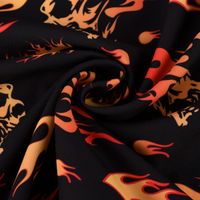 71667-Faschingsstoff-Polyester-Totenkoepfe-Flammen-schwarz-orange-1-5m-Breite-KW51-131847Capture0031.jpg Faschingsstoff Polyester Totenköpfe Flammen schwarz orange 1.5m