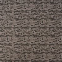 Baumwollstoff Organic Bio Popeline Camouflage Totenköpfe grau 1.50m