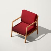Möbelstoff Polsterstoff Bezugstoff Samtstoff Samt Le Velvet rot 1.40m