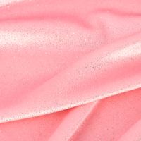 Bekleidungsstoff Samtstoff Stretchsamt Glitzer rosa silber 1.5m