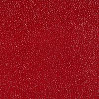 Bekleidungsstoff Samtstoff Stretchsamt Glitzer rot silber 1.5m