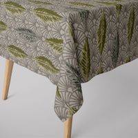71880-SCHoeNER-LEBEN--Tischdecke-Premium-Jacquard-geometrisch-Schuppen-braun-lachs-verschiedene-Groessen-KW13-104153Capture0014Tischwaesche.jpg SCHÖNER LEBEN. Tischdecke Doubleface Art Déco Blätter Fächer creme