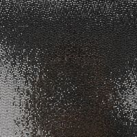 Bekleidungsstoff Stretch Lurex Pailletten Glitzer schwarz silber 1.45m