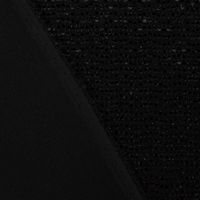 Bekleidungsstoff Stretch Lurex Pailletten Glitzer schwarz 1.45m Breite