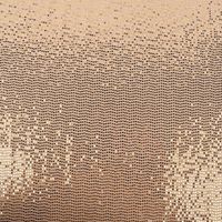 Bekleidungsstoff Stretch Lurex Pailletten Glitzer weiß gold 1.45m