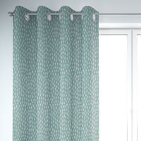 SCHÖNER LEBEN. Vorhang Bayside Tupfen Pinselstriche mint weiß 245cm