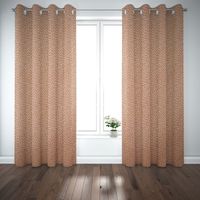 SCHÖNER LEBEN. Vorhang Bayside Tupfen Pinselstriche orange weiß 245cm