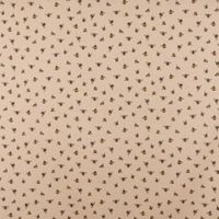 Dekostoff Leinenlook Bee Buzzing Bienen Hummeln natur gelb 1.40m