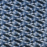Baumwollstoff ARMY Camouflage Tarnmotiv blau 1.50m Breite