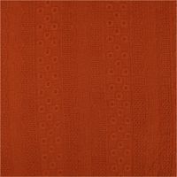 Double Gauze Musselin Stickerei Blumen Kreuzstich uni rost 1.35m