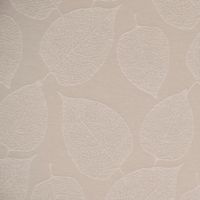 SCHÖNER LEBEN. Vorhang Jacquard Blätter hellbeige weiß 245cm