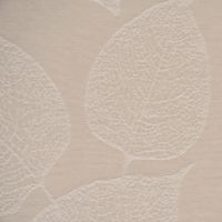 SCHÖNER LEBEN. Vorhang Jacquard Blätter hellbeige weiß 245cm