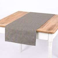 Dekostoff Dobby Square Würfelstruktur uni schwarz grau 1.40m