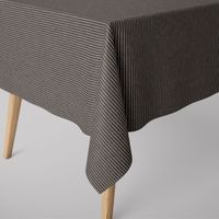 SCHÖNER LEBEN. Tischdecke Streifen 3mm beige blau verschiedene Größen