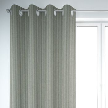 SCHÖNER LEBEN. Vorhang Streifen 3mm beige mintgrün 245cm