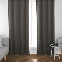 SCHÖNER LEBEN. Vorhang Streifen 3mm beige schwarz 245cm