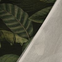 Outdoorstoff Dralon Botanic Leaf Detailed Blätter Exotik grün 1.40m
