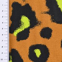Rico Design Canvas Baumwollstoff karamellbraun schwarz grün 50x140cm