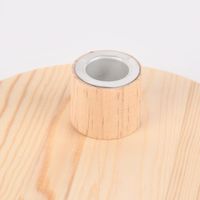 Creativ Company Kerzenhalter für Stabkerzen Kiefernholz pur 16x4cm