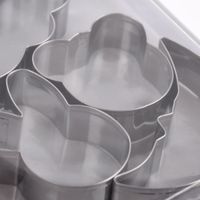 Creativ Company Ausstechförmchen Frühlingsmotive ll 4 Stück Metall verschiedene Größen