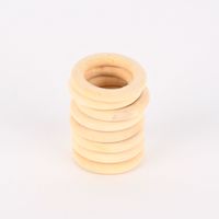 Creativ Company Holzring Gardinenring 8 Stück 3.5cm