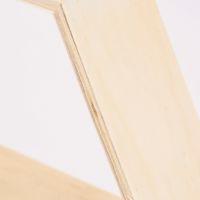 Creativ Company Holzregal sechseckig natur 33.5x38x5cm
