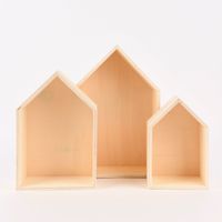 Creativ Company Aufbewahrungsboxen Haus 3er Set verschieden groß 20.5x31x9.5cm