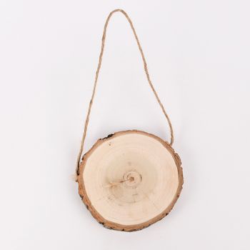 Creativ Company Türschild Baumschiebe blanko rund Holz 11x12cm
