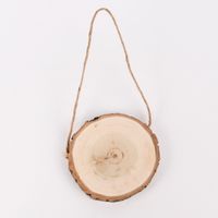 Creativ Company Türschild Baumschiebe blanko rund Holz 11x12cm