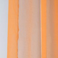 Ösengardine einfarbig Voile Struktur ocker 135x260cm
