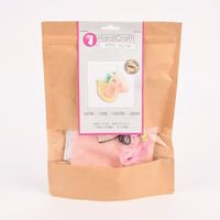 HardiCraft Wollfilzset zum Sticken Wand-Dekoration Einhornkopf rosa creme mehrteilig