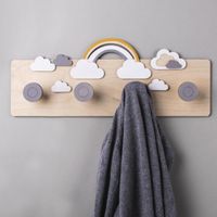 Rayher Holzmotiv kleine Wolke Set 6 tlg. 16.8x8.3cm