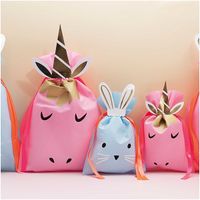 Rico Design Geschenktüte Hase rosa 20x30cm