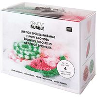Rico Design Häkelset Creative Bubble für 4 lustige Spül-Schwämme