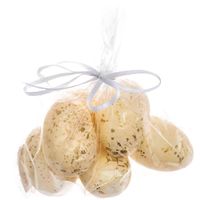 Rico Design Eier Ostereier creme-gold 6Stk