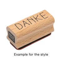 Rico Design Holz-Stempel DANKE