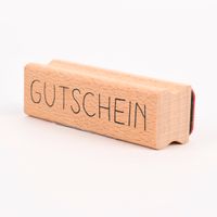 Rico Design Holz-Stempel GUTSCHEIN