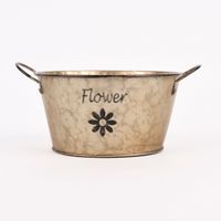 73051-Pflanztopf-Flower-konisch-mit-Henkel-Metall-grau-braun-17x9cm-KW8-137807Capture0007.jpg Pflanztopf Flower konisch mit Henkel Metall grau braun 17x9cm
