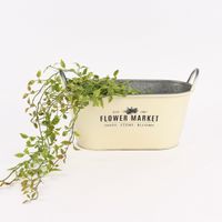 Pflanztopf Flower Market mit Henkel Metall verschiedene Farben