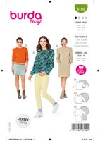 Burda Schnittmuster 6109 Damen Shirt & Kleid