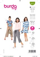 73193-Burda-Schnittmuster-6111-Damen-Bluse-und-Kleid-6111.jpg Burda Schnittmuster 6111 Damen Bluse & Kleid