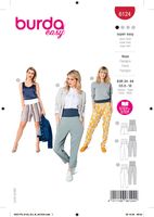Burda Schnittmuster 6124 Damen Hose