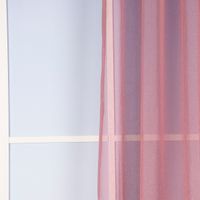 Ösengardine einfarbig Voile Struktur altbeere 135x260cm