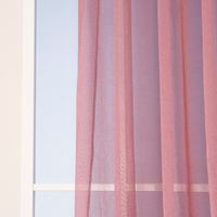 Ösengardine einfarbig Voile Struktur altbeere 135x260cm