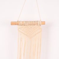 Makramee Wandhänger Boho Chic natur off-white 24x48cm