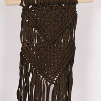 Makramee Wandhänger Boho Chic braun 24x48cm