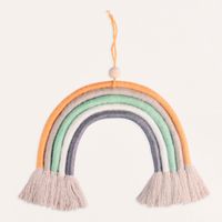 Rayher DIY-Set Regenbogen aus Makramee Kordel & Wolle
