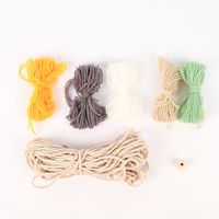 Rayher DIY-Set Regenbogen aus Makramee Kordel & Wolle