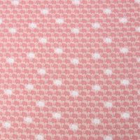 Baumwollstoff Popeline Elefanten klein rosa weiß 1.5m Breite