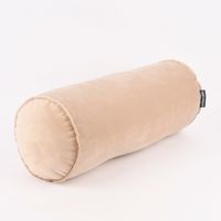 SCHÖNER LEBEN. Samtrolle mit Kederumrandung beige 20x55cm
